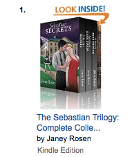 Top spot for The Sebastian Trilogy!